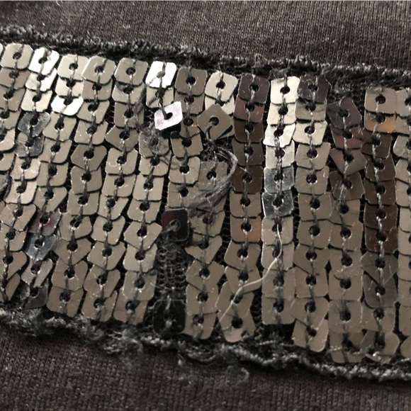 Marc Jacobs Sequin Striped Tank Top in Black - Picture 9 of 9